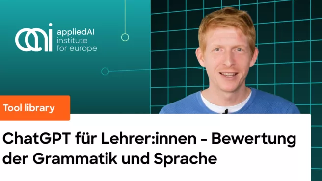 ChatGPT für Lehrer:innen -  Bewertung der Grammatik und Sprache