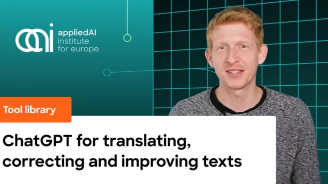 ChatGPT for translating, correcting and improving texts