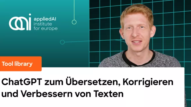 ChatGPT - Texte übersetzen, korrigieren und verbessern