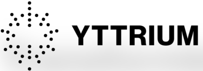 Yttrium logo Schriftzug