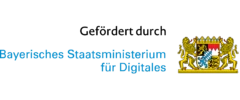 Bayerisches Staatsministerium für Digitales Förderlogo
