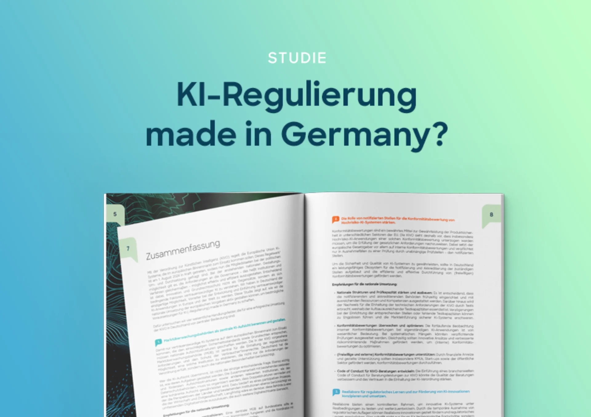 Cover Whitepaper KI-Regulierung made in Germany
