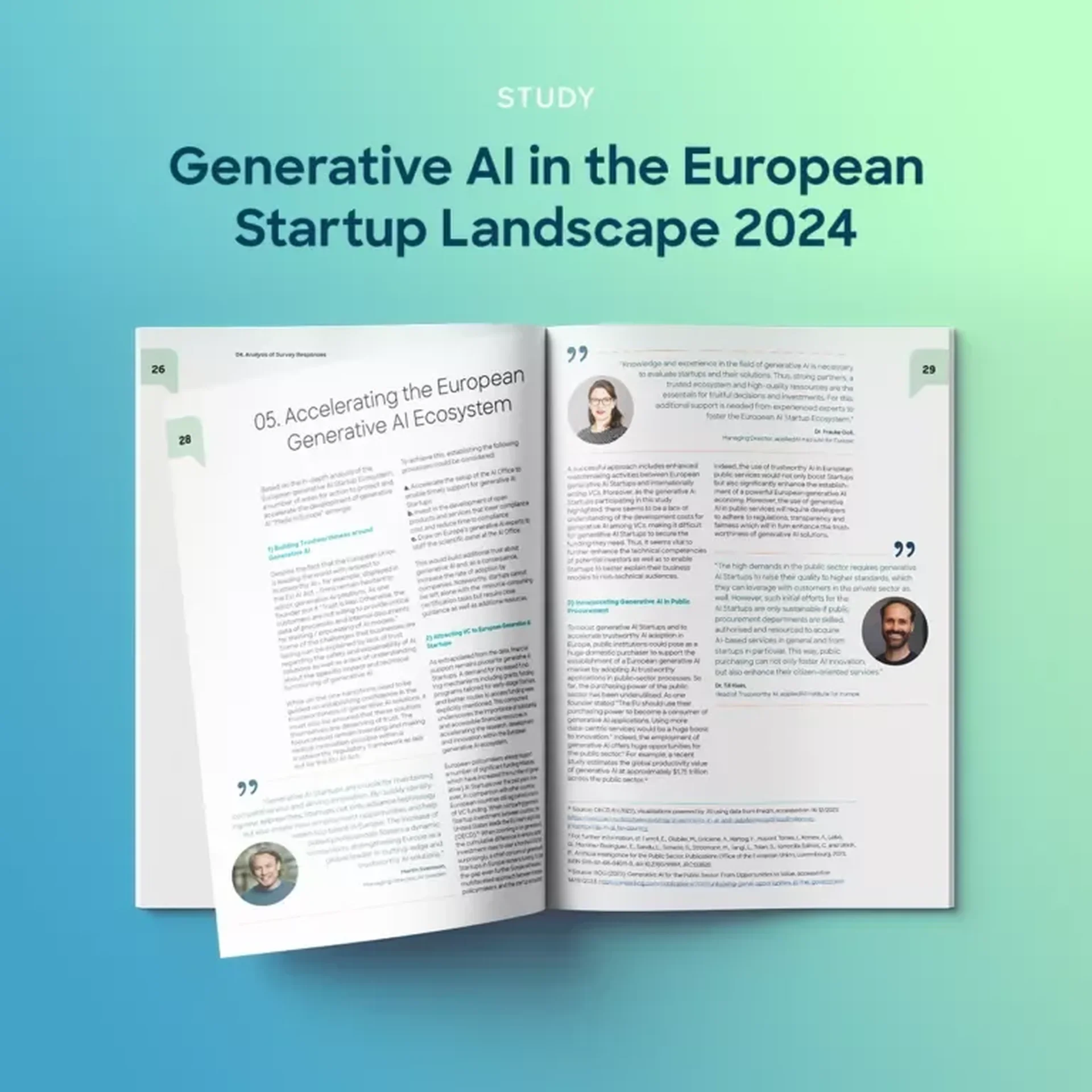 Cover generative AI in the European Landscape