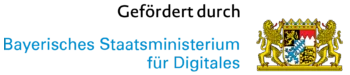 Bayerisches Staatsministerium fuer Digitales Foerderlogo